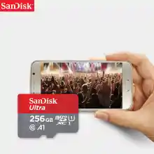 ภาพขนาดย่อของภาพหน้าปกสินค้าSanDisk Ultra MicroSD Card Class10 A1 256GB อ่าน 120 MB/s (SDSQUA4-256G-GN6MN) Memory เมมโมรี่ ไมโครเอสดี การ์ด แซนดิส จาก ซินเน็ค รองรับ โทรศัพท์ มือถือ Android Samsung H จากร้าน SJCAMOfficialStore บน Lazada ภาพที่ 5