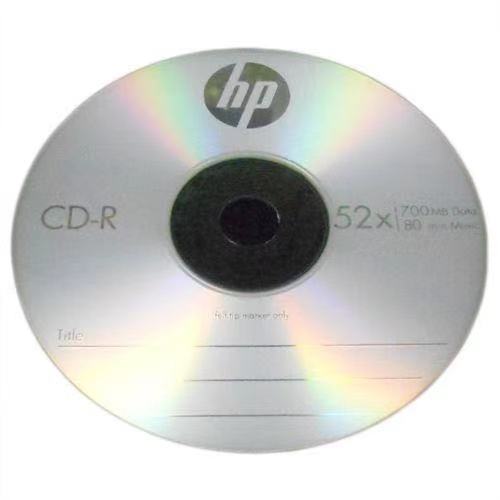 แผ่นซีดี CD-R 700 MB ยี่ห้อ HP (NOBOX) CD แผ่นซีดี ของแท้ 50 แผ่น