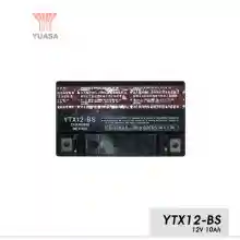 ภาพขนาดย่อของภาพหน้าปกสินค้าแบต BIGBIKE แบตเตอรี่ BIGBIKE แบตมอเตอร์ไซค์ บิ๊กไบค์ YUASA YTX12-BS 12V 10Ah จากร้าน BB Battery บน Lazada ภาพที่ 4