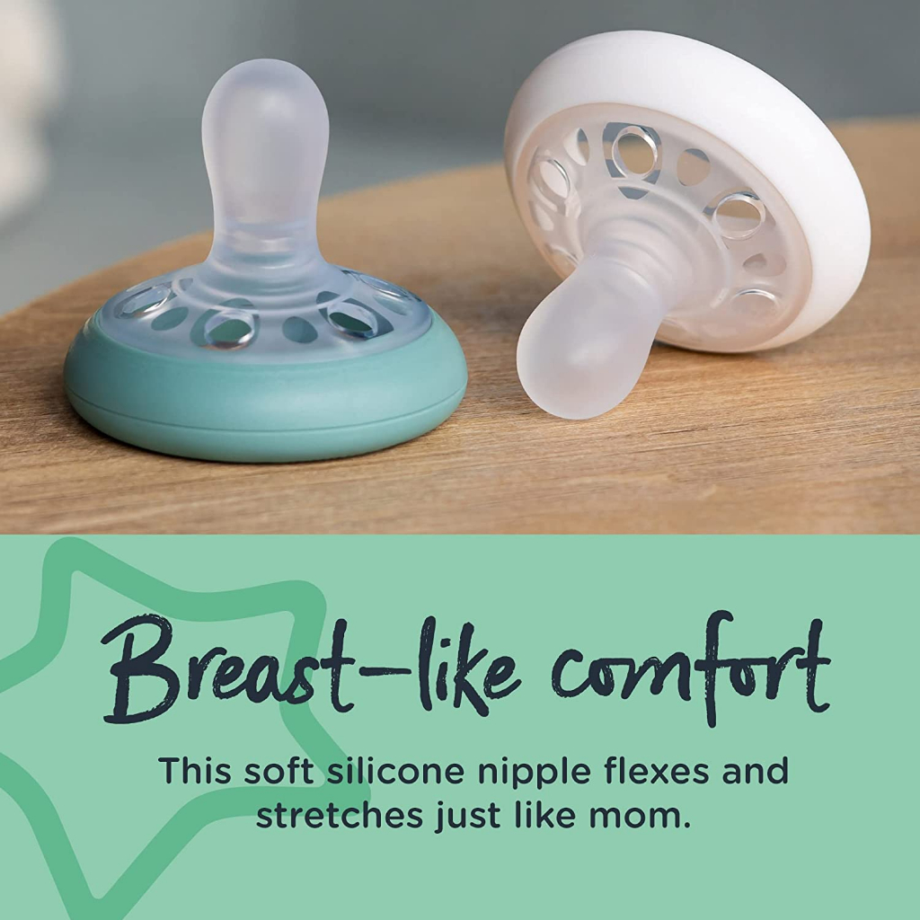 USA จุกหลอก Tommee Tippee Closer To Nature Soother Pacifier Breast-Like