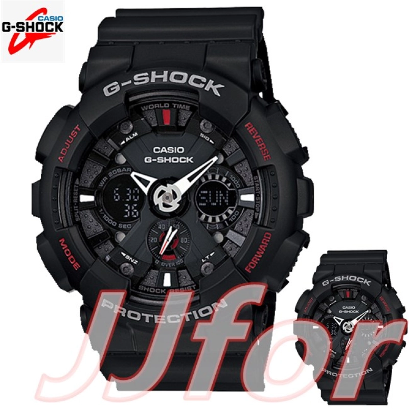 ภาพหน้าปกสินค้าCASIO นาฬิกาข้อมือ G-SHOCK รุ่น GA-120-1ADR กันน้ำสีดำ