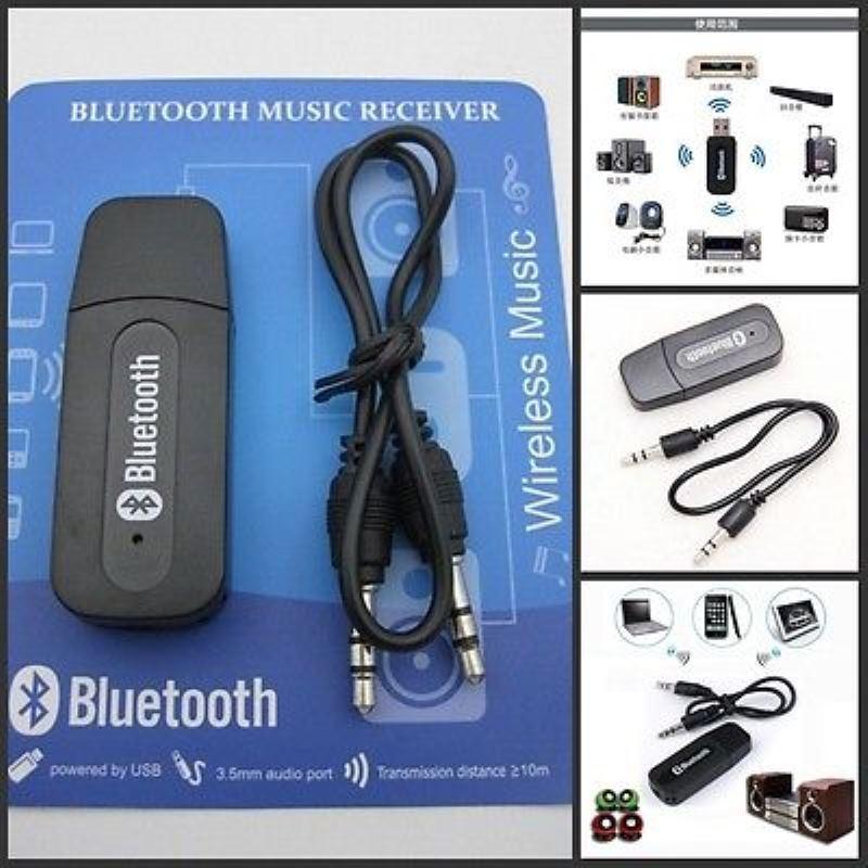 RNG บลูทูธมิวสิค BT-163 USB Bluetooth Audio Music Wireless Receiver Adapter 3.5mm Stereo Audio