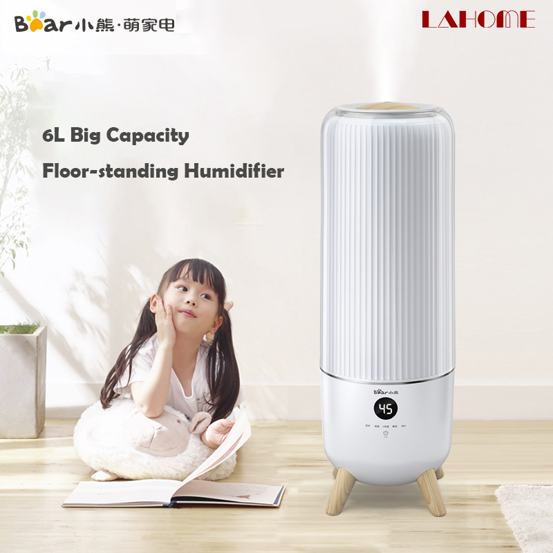 LAHOME Bear Home Humidifier For Pregnant Women Baby Large Capacity Silent Uv Sterilization With Remote Control 6L JSQ-C60B1 Singapore