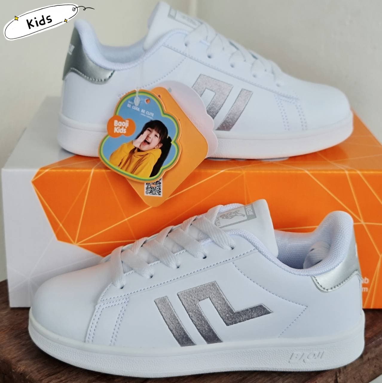 Baoji รองเท้าผ้าใบ  รองเท้าผ้าใบเด็ก รองเท้าผ้าใบผู้หญิง รองเท้าผ้าใบผู้ชาย รองเท้าผ้าใบกีฬา รองเท้าวิ่ง รุ่นGH874