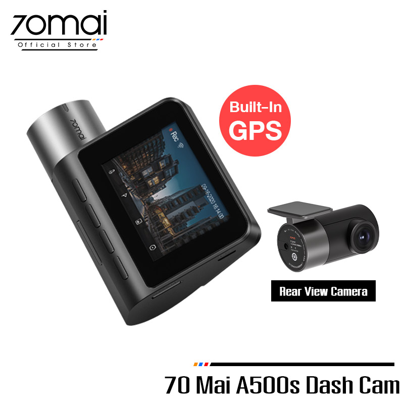 [ศูนย์ไทย] 70Mai Dash Cam Pro Plus A500s + กล้องหลัง RC06 กล้องติดรถยนต์ 70 mai A500 S กล้องติดรถยนต์อัฉริยะ มี GPS ในตัว ความละเอียด 1944P