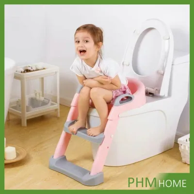 [A068] บันไดรองชักโครก ที่นั่งรองชักโครกสำหรับเด็ก ฝึกขับถ่ายสำหรับเด็ก Children's toilet ladder