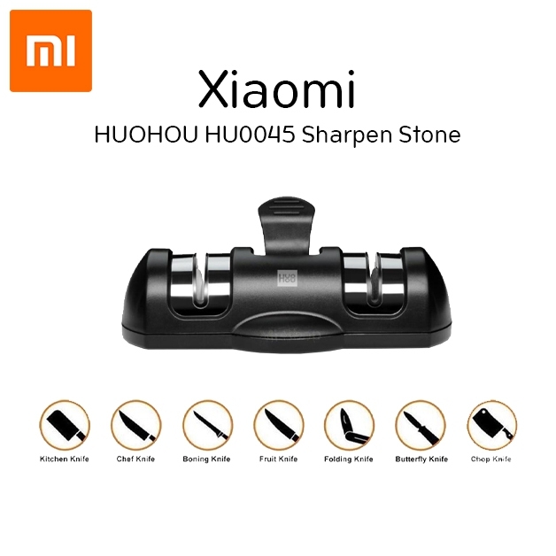 Xiaomi HUOHOU HU0045 Sharpen Stone Double Wheel Whetstone Sharpeners Sharpening Tool Grindstone Kitchen Tools - ที่ลับมีดดำ