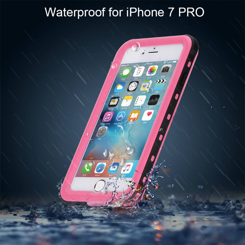 พร้อมมากๆ...[ดำ] -Waterproof case เคสกันน้ำ iphone 7 plus สินค้ามาใหม่ พร้อมจัดส่งทั่วประเทศ กันกระแทกได้ เคสไอโฟน รุ่นใหม่ ..เคสกันน้ำคุณภาพดี..!!