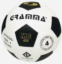 ภาพขนาดย่อของภาพหน้าปกสินค้าGramma ลูกฟุตบอลหนังอัด เบอร์ 4 แกรมม่า แถมฟรี : ตาข่ายใส่ฟุตบอล และ เข็มสูบลม ออกใบกำกับภาษีได้ จากร้าน Artline Sport and Screen บน Lazada ภาพที่ 1