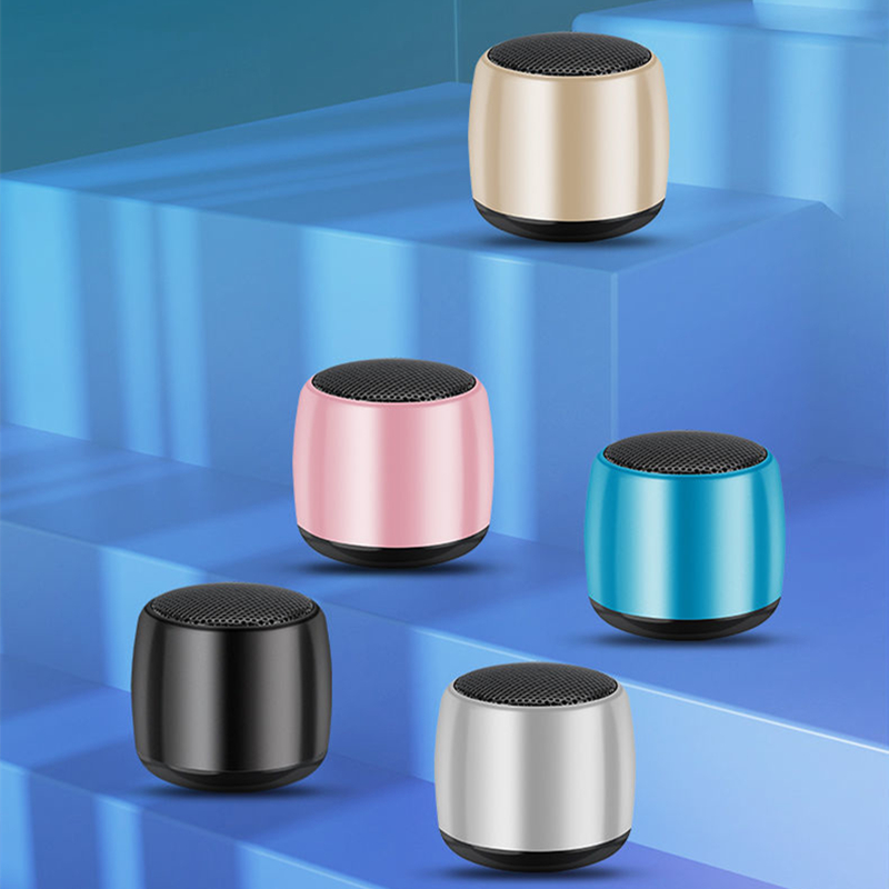 Bluetooth Speaker Mini Wireless Speaker Portable Metal HiFi TWS Loudly ...