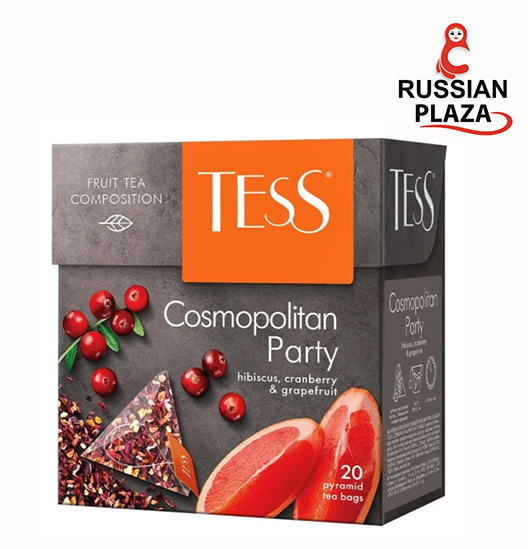 ชาสมุนไพรในซองปิรามิด Tess Cosmopolitan Party ขนาด 20 ซอง / Чай в ...
