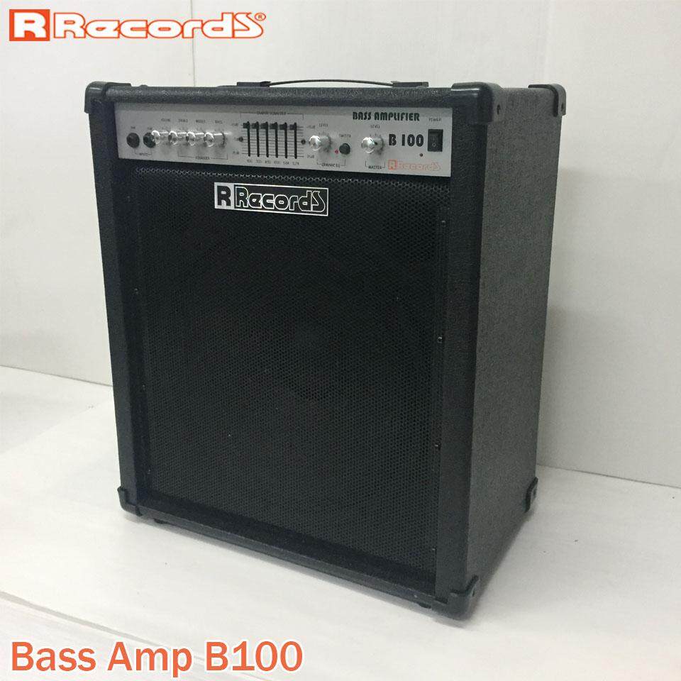 Records  BASS AMP แอมป์เบส รุ่น B100 พร้อมสายแจ็ค