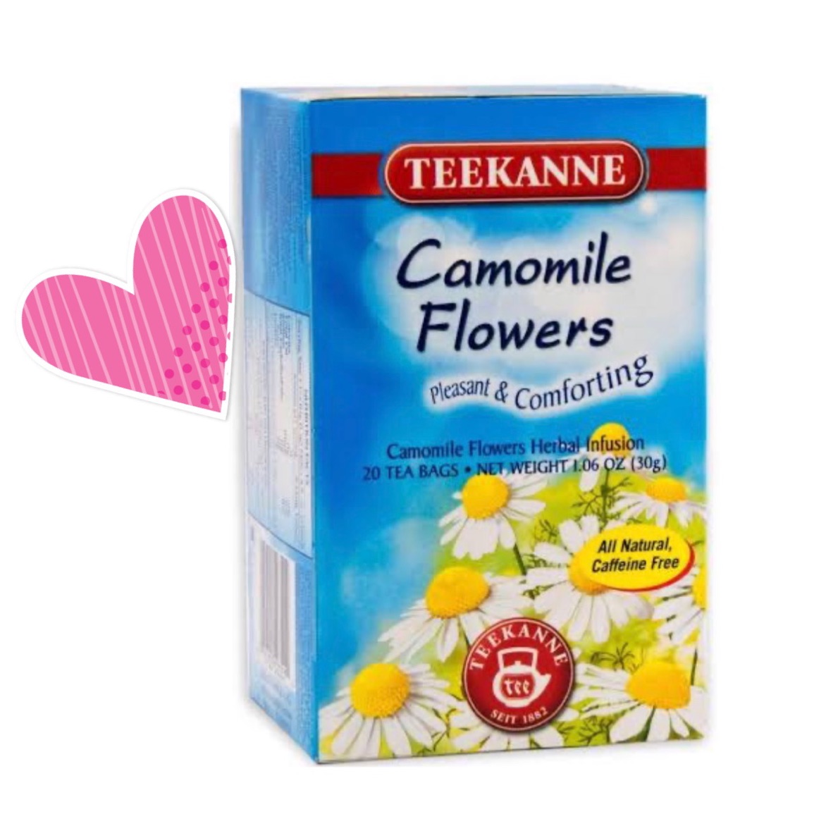 Teekanne Tea Germany Tea ?? 100% Natural caffeine free ชา จาก ธรรมชาติ ไม่มีคาแฟอีน สินค้าจาก เยอรมัน Camomiles Tea , 20 Tea Bags In stock ready to ship