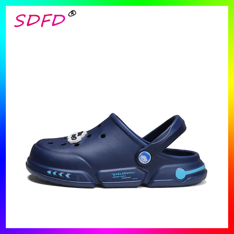 SDFD พบกับรองเท้าแตะลายการ์ตูนน่ารักสำหรับเด็ก รองเท้าแตะชายหาดกลางแจ้งในฤดูร้อนสำหรับเด็ก รองเท้าแตะแบบนุ่มสำหรับเด็ก