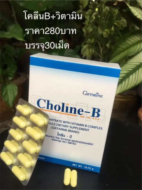 ภาพสินค้าวิตามินบีรวม วิตามินซี วิตามินบีรวม วิตามินซี Choline- โคลีนบี อาหารเสริม จากร้าน Health & Beauty Care บน Lazada ภาพที่ 1