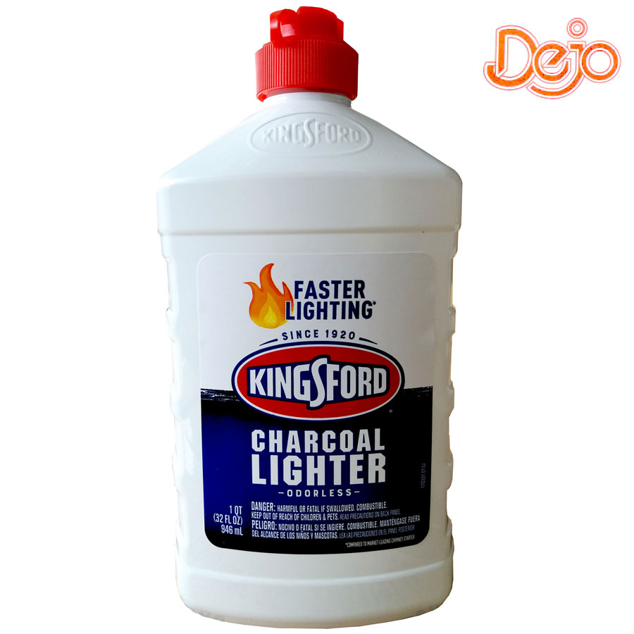 Kingsford Charcoal Lighter Fluid 946 ml น้ำมันจุดเตาถ่าน ตราคิงส์ฟอร์ด ขนาด 946 มล. Lazada.co.th