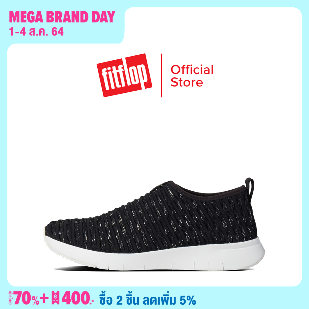 FITFLOP รองเท้าผ้าใบผู้หญิง TEXTURED KNIT SNEAKERS รุ่น CO2 รองเท้าผู้หญิง