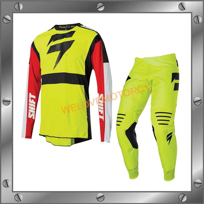 ชุดวิบาก ชุดขี่มอเตอร์ไซค์วิบาก Motocross Gear 2020 Flo Yellow (สินค้าในประเทศ ได้รับสินค้าแน่นอน 1-3 วัน)