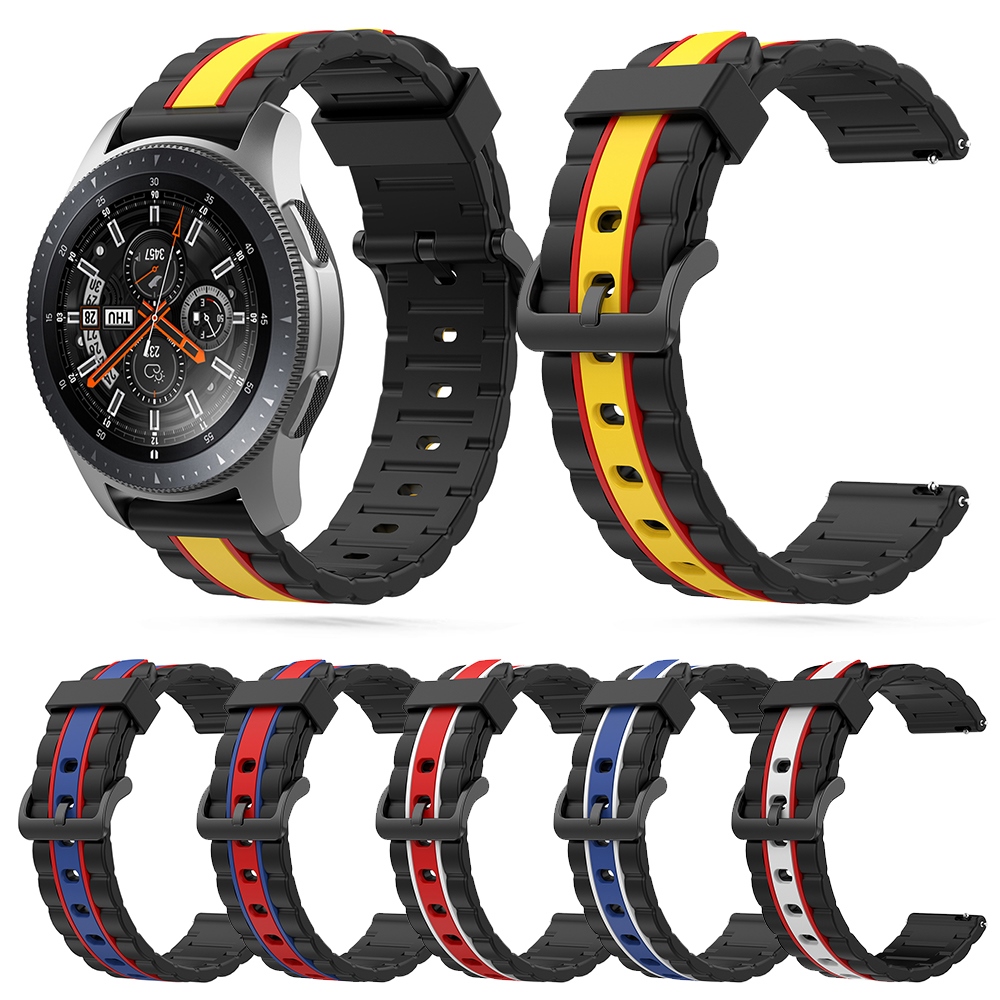 New Fashion Silicone Wavy Watchbands For Huawei Watch GT 2 46 mm/Galaxy