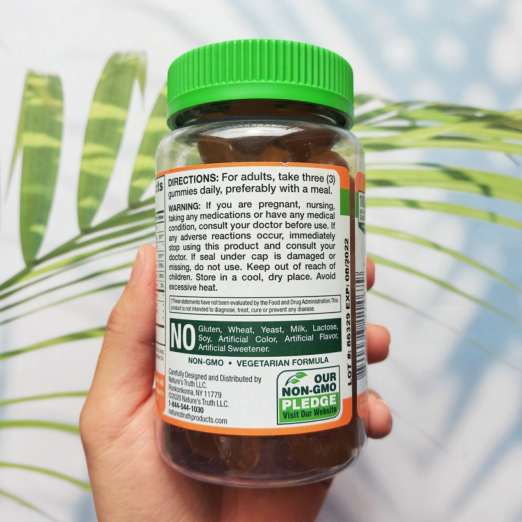 วิตามินซี แบบเม็ดเคี้ยว Vitamin C Immune Support + Manuka Honey and