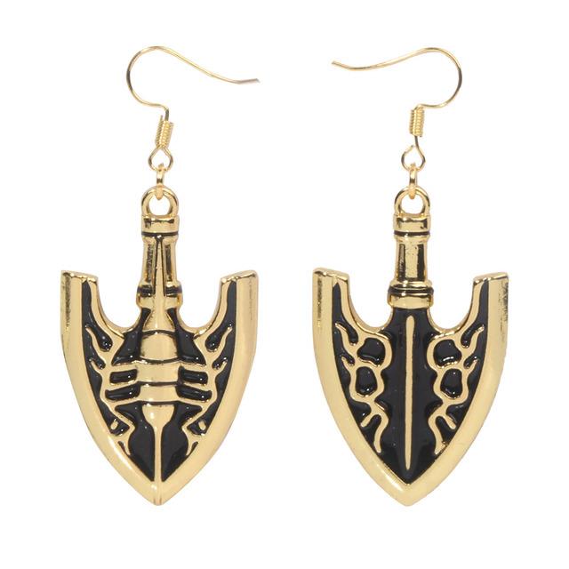 New Anime JoJo's Bizarre Adventure Cosplay Earrings Giorno