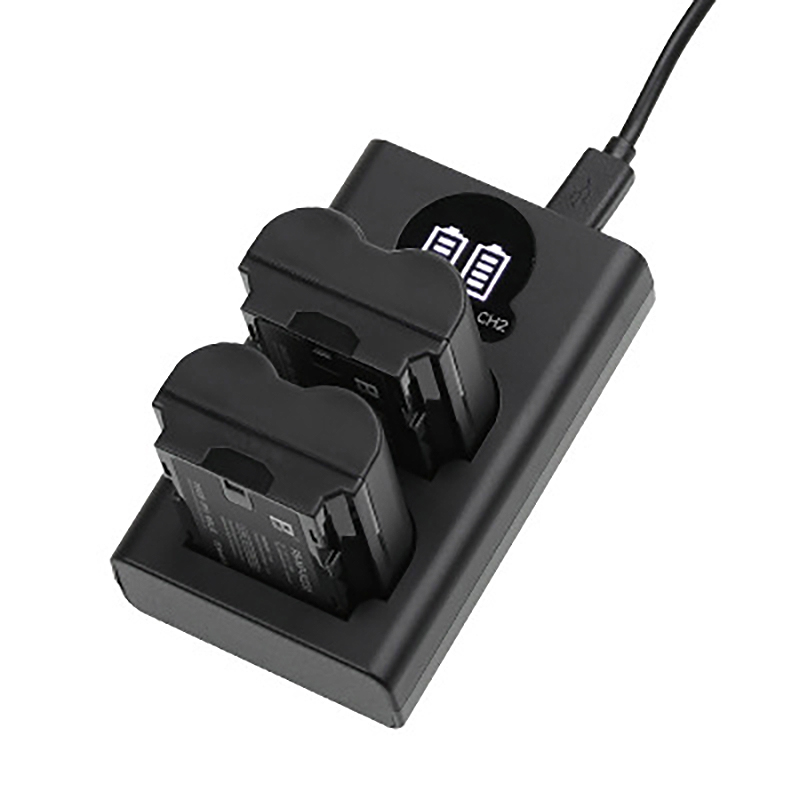 NPW235 Camera Battery Charging Dock, Smart Display USB Dual Charging