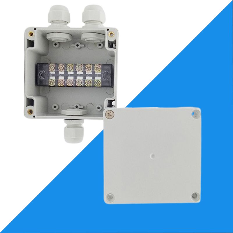 ✪【Ready Stock】【Brand new】Waterproof Enclosure Case Electrical Junction Box Connector Terminal Wire Cable 83x81x56mm