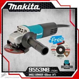 MAKITA เครื่องเจียร์ไฟฟ้า รุ่น 9553NB (สวิตซ์สไลด์ข้าง)