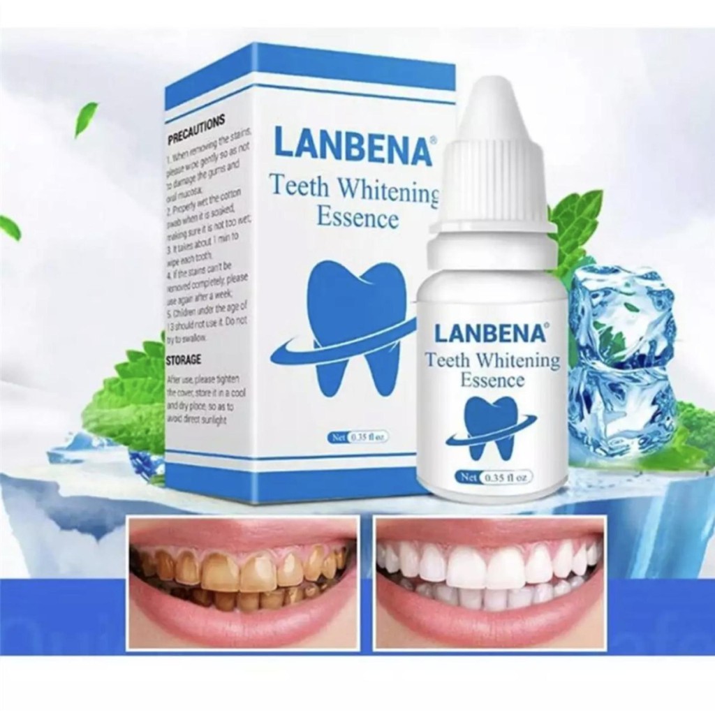 SShine LANBENA Teeth Whitening Essenceเซรั่มฟอกฟันขาว เจลฟอกฟันขาว แก้