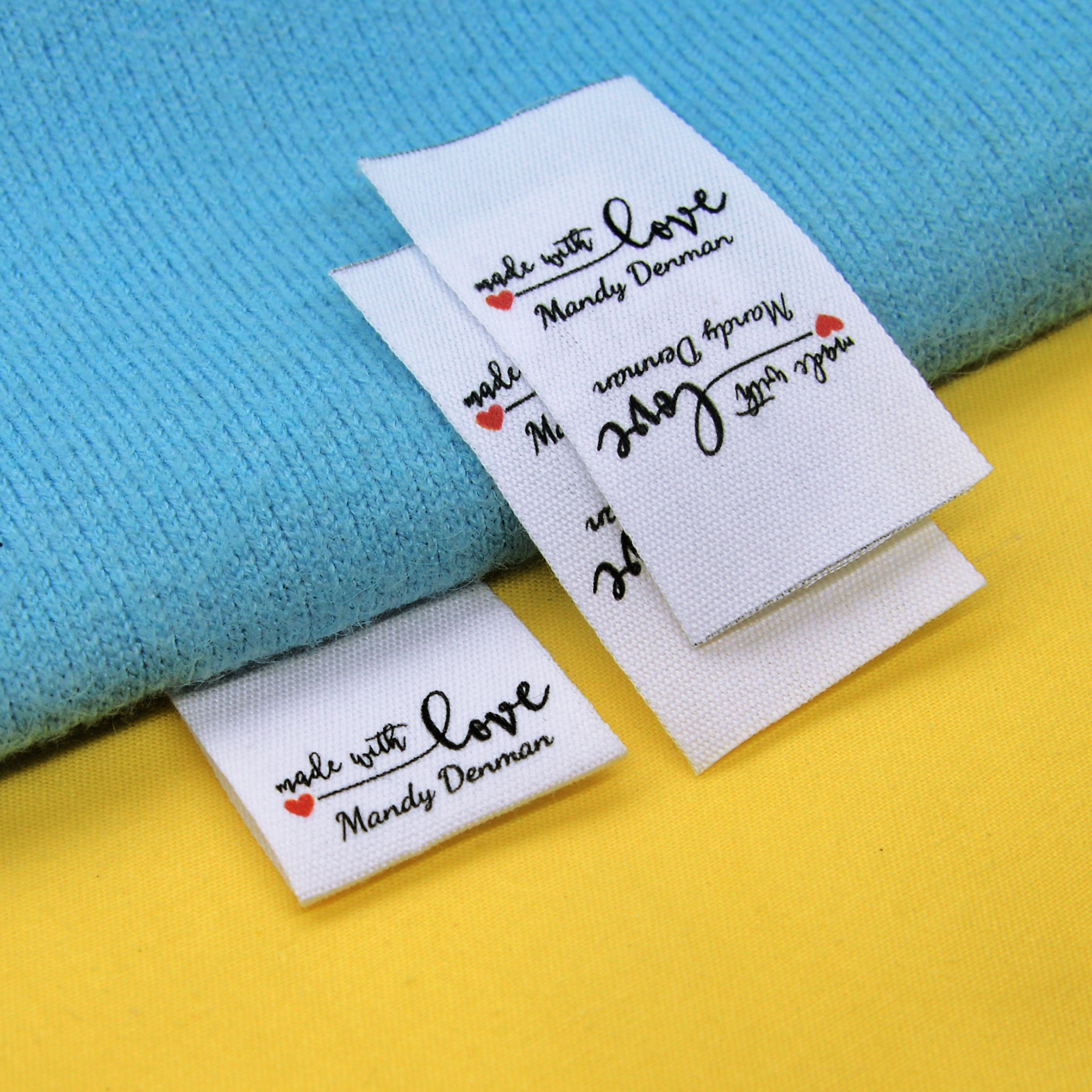 Custom Sewing labels / Brand labels, Custom Clothing Tags, Cotton