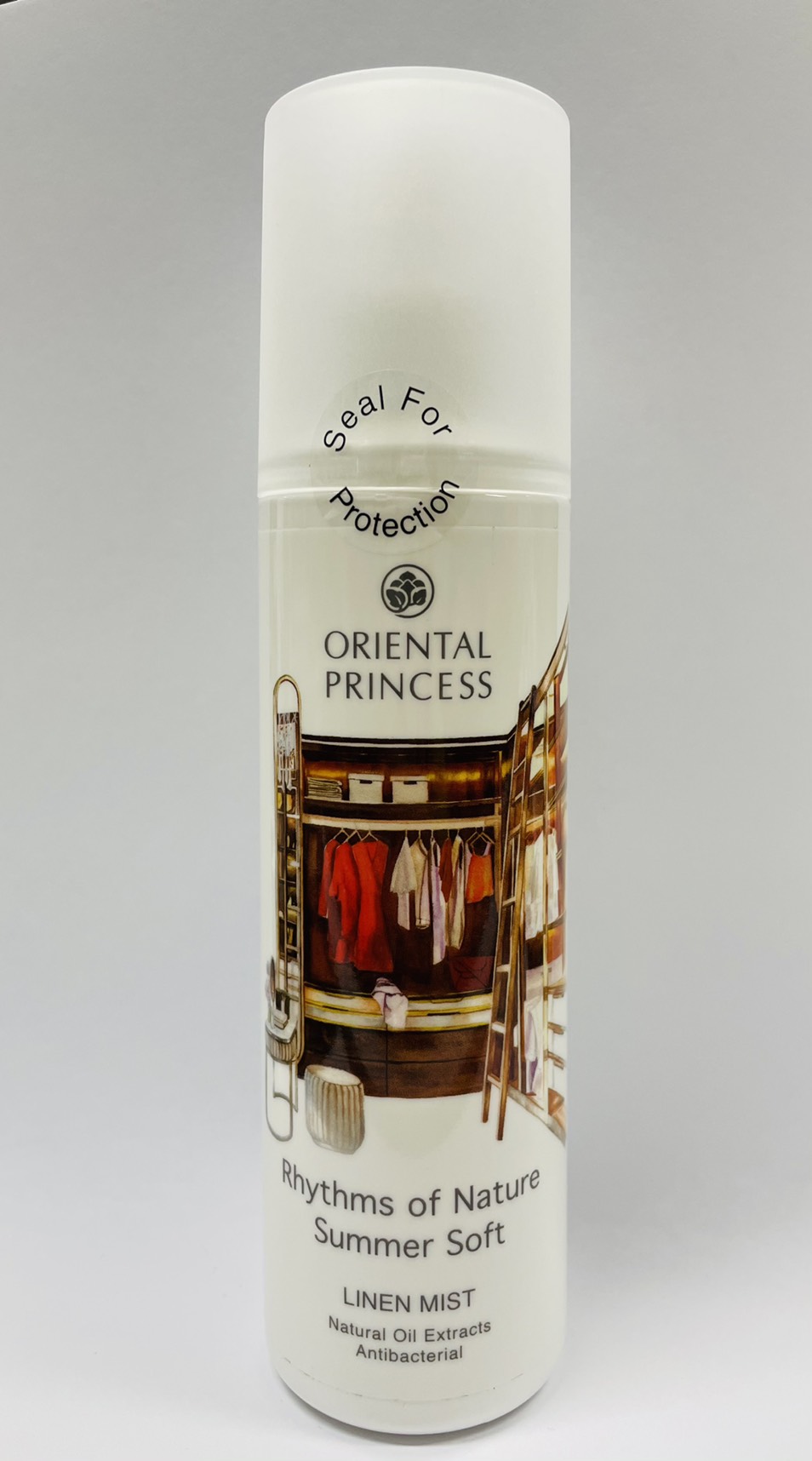 Oriental Princess แพคกิ้งใหม่ สเปรย์น้ำหอมสำหรับฉีดผ้า  Summer Soft Linen  Mist  (ขาย 1 ขวด  = 175 บาท)  วันหมดอายุปี 30-10-2023