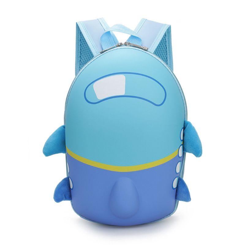 Toddler 3D Airplane Backpack Child Kid Kindergarten School Bag Rucksack