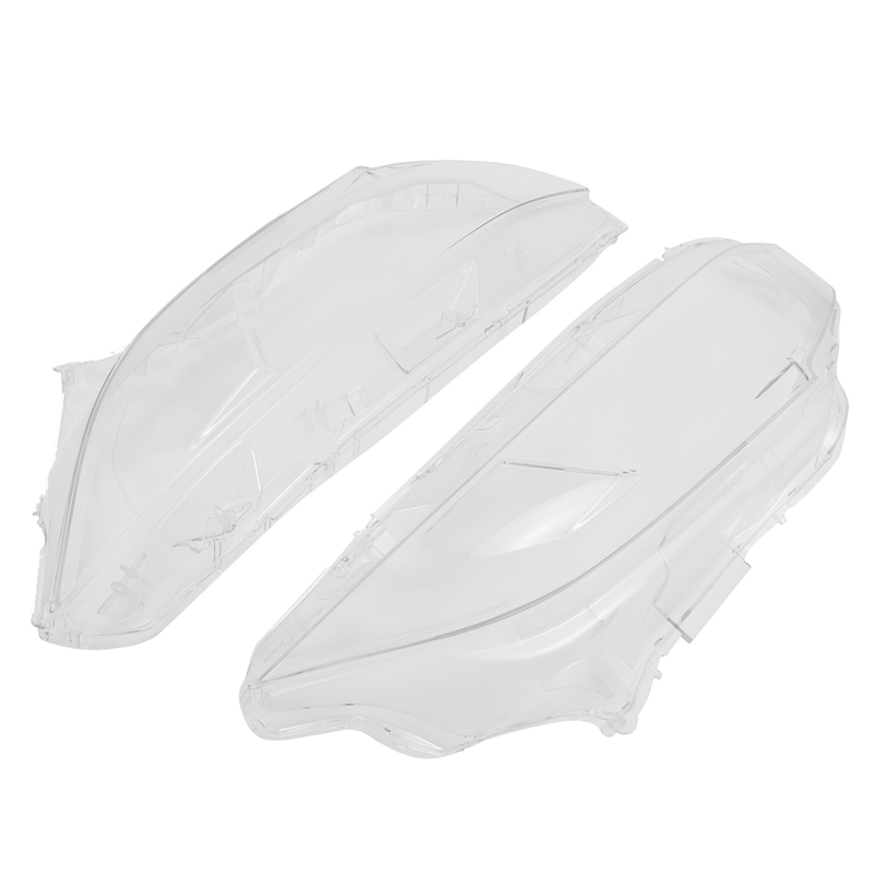 1 pair headlight lens cover for 2016 2017 2018 2019 honda civic halogen headlight lens shell lamp shade auto light cover shell