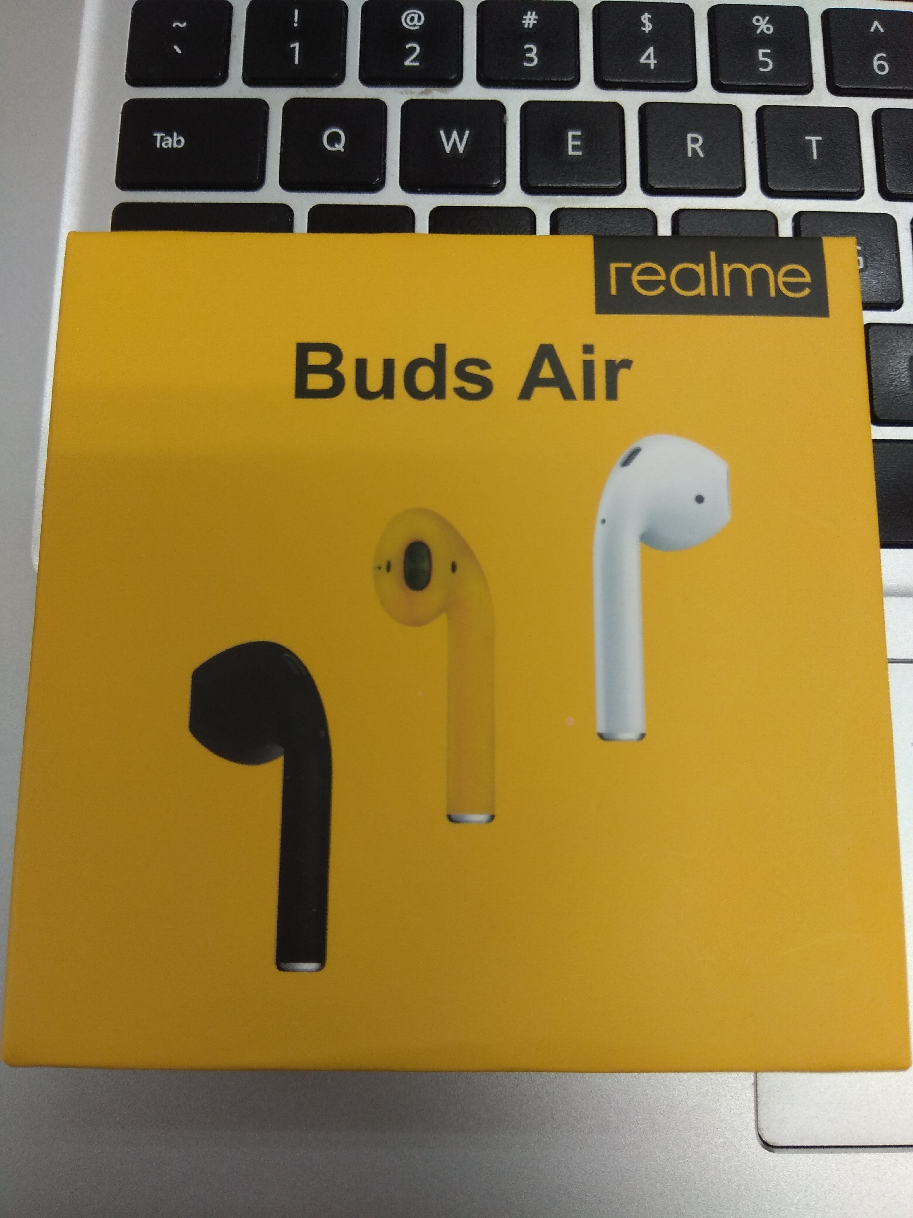 Realme Buds Airตัวจริงการเชื่อมต่อแบบไร้สายหูฟังไร้สาย
