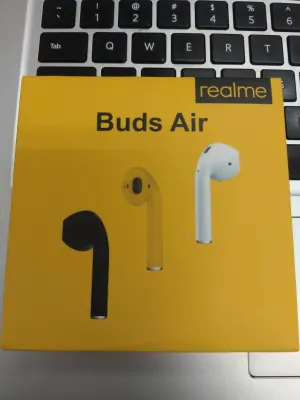 Realme Buds Airตัวจริงการเชื่อมต่อแบบไร้สายหูฟังไร้สาย