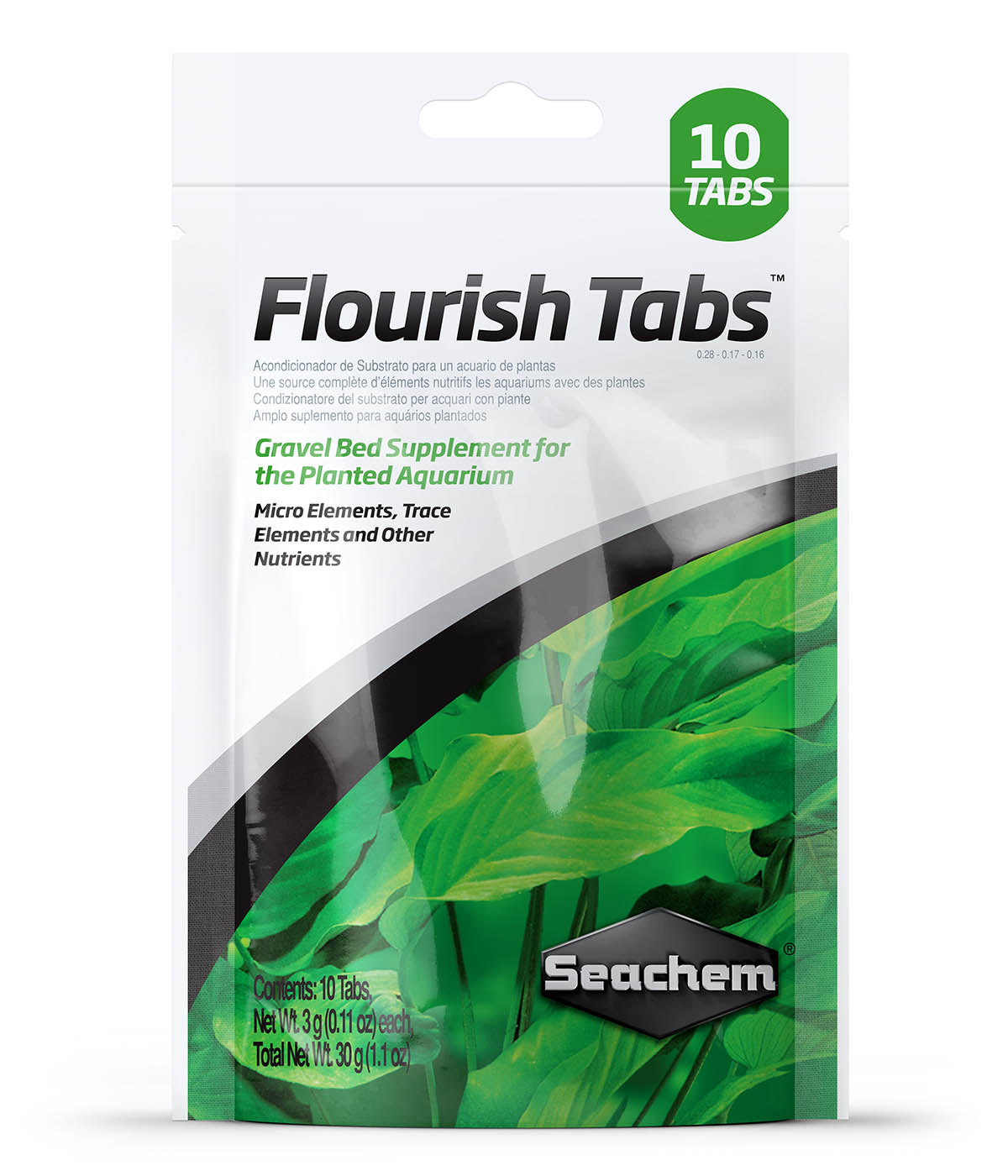 Seachem Flourish Tabs ปุ๋ยเม็ดช่วยกระตุ้นการเจริญเติบโตสำหรับพืช (10 เม็ด)