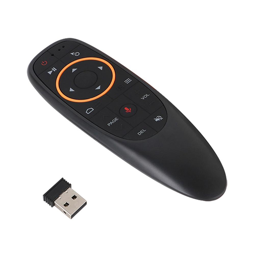 G10 Voice Air Mouse Remote, 2.4Ghz Mini Wireless Android TV Control & Infrared Learning Microphone Computer PC Android TV