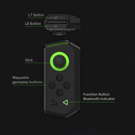 Xiaomi Black Shark Bluetooth Gamepad2.0 - คอนโทรลเลอร์เชื่อมต่อผ่านบลูทูธ (ด้านซ้าย)