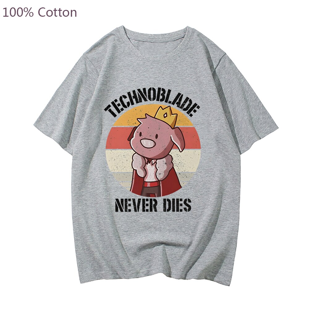 Technoblade Never Dies Tshirt Hot Game Dream Smp Graphic Tshirt Menwomen T