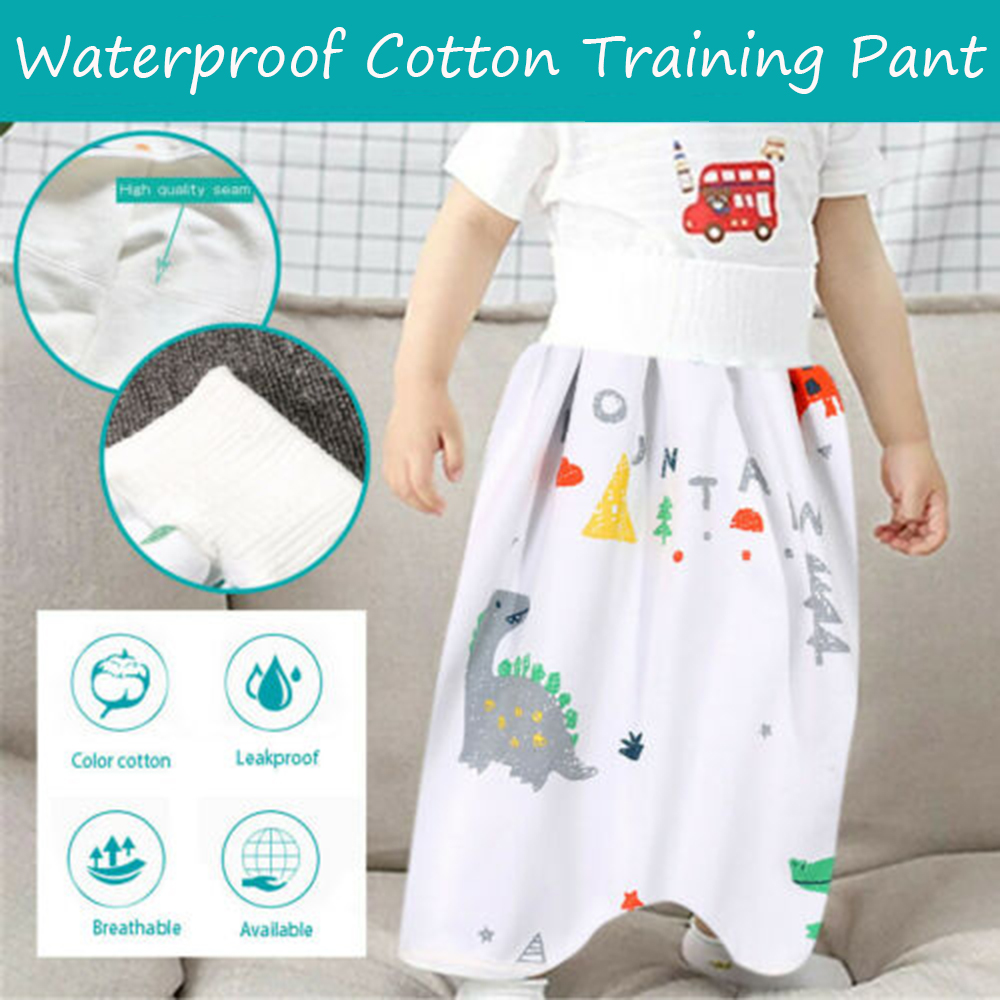 FASHION ALEKSEY Baby Care Superior Comfy Waterproof Bed Clothes for Baby Toddler Girls Boys Cotton Bamboo Fiber Anti Bed-wetting Childrens Diaper Skirt Shorts Toilet Training Pants