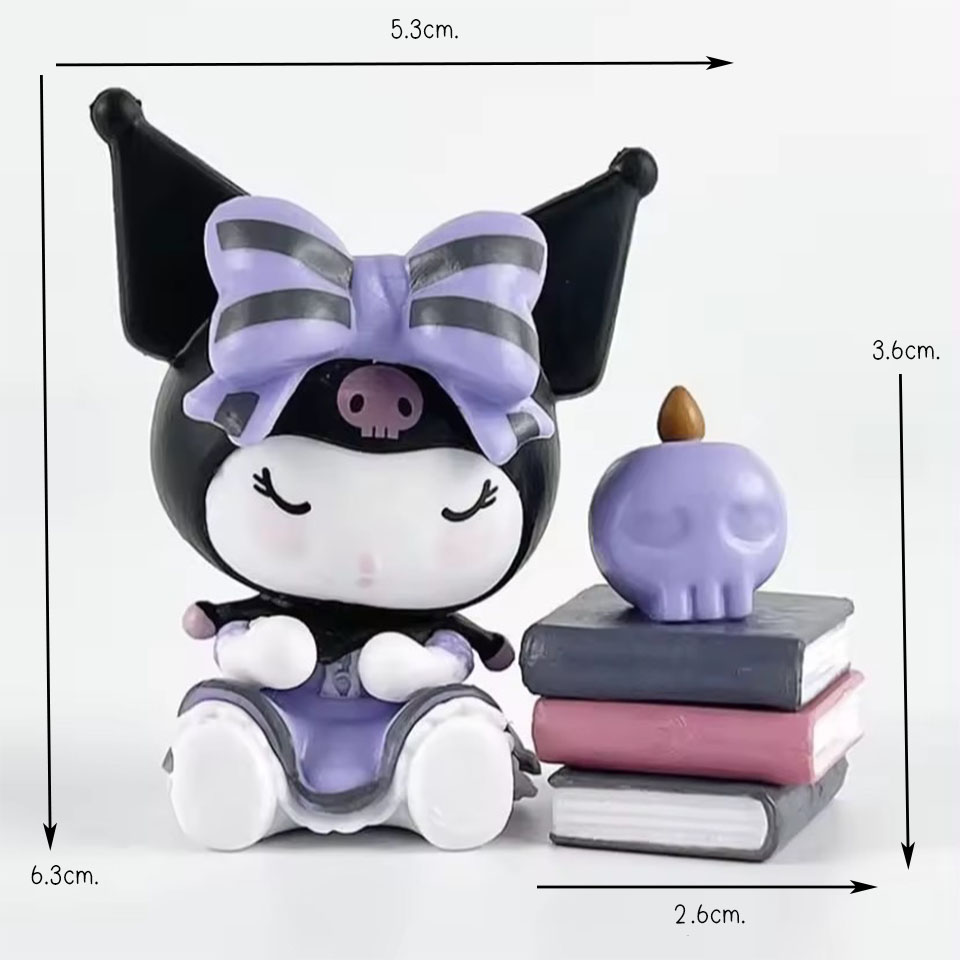 โมเดล ตุ๊กตา คุโรมิ มีกลิ่นหอม PVC Kuromi เค้กตรีมการ์ตูน แต่งเค้ก ...