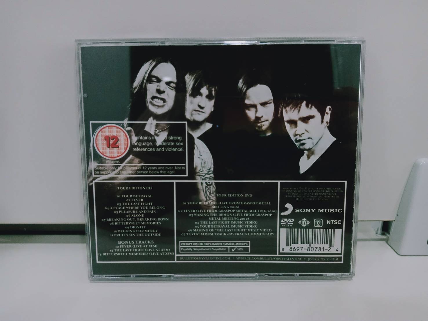 2CD MUSIC ซีดีสากลBULLET FOR MY VALENTINE † FEVER TOUR EDITION (C10B98