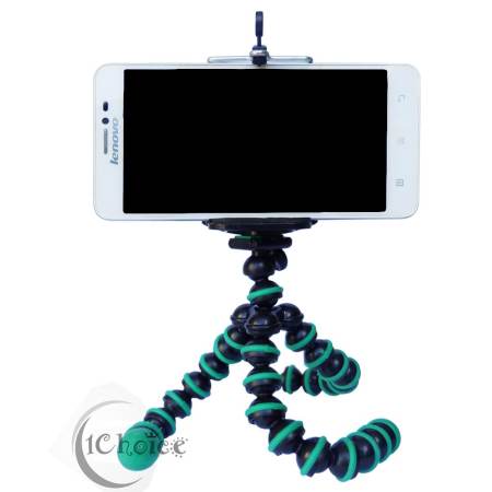 1Choice ขาตั้งกล้อง ขาตั้งมือถือ หนวดปลาหมึก 3 ขา Gorillapod Octopus Flexible Leg Mini Tripod ขนาดเล็ก (สีเขียว)