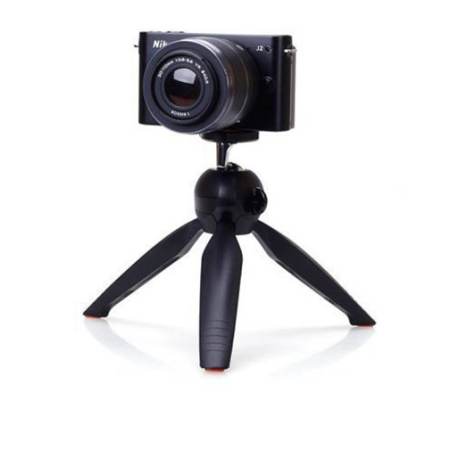 1Choice ขาตั้งกล้องและมือถือ 3 ขา (Mini Tripod) สีดำ แถมฟรี รีโมทบูลทูธสำหรับมือถือ Bluetooth Shutter คละสี 1 ชิ้น