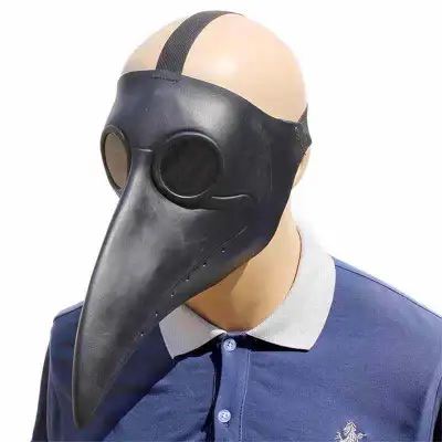 Menghai Lo Lavigne nib mouth mask neck s PlayStation plague doctor mask Crow mask