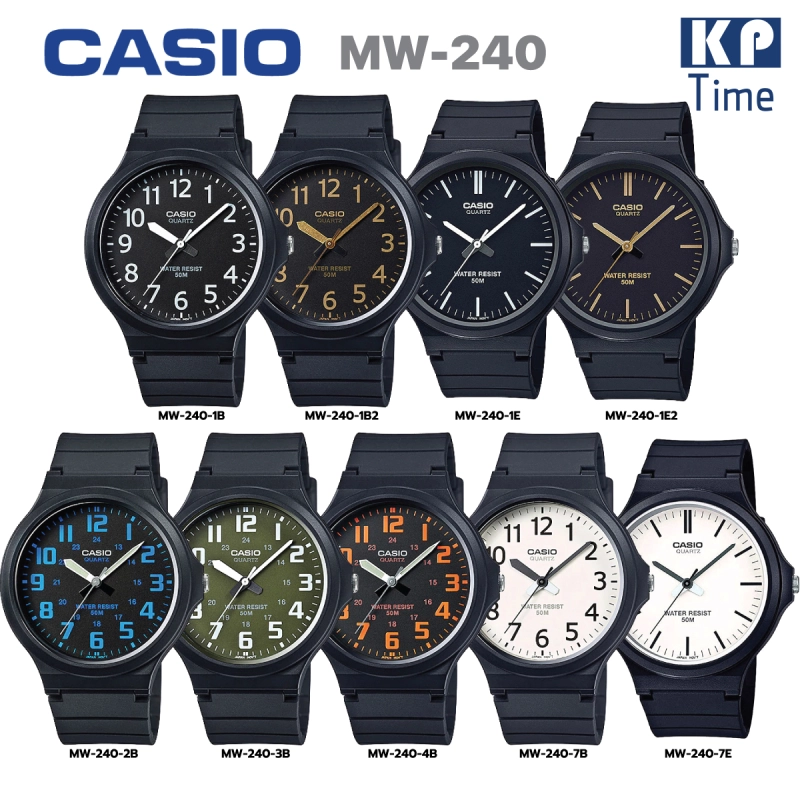 ภาพหน้าปกสินค้าCasio Men Resin MW-240 Genuine (KP Time)