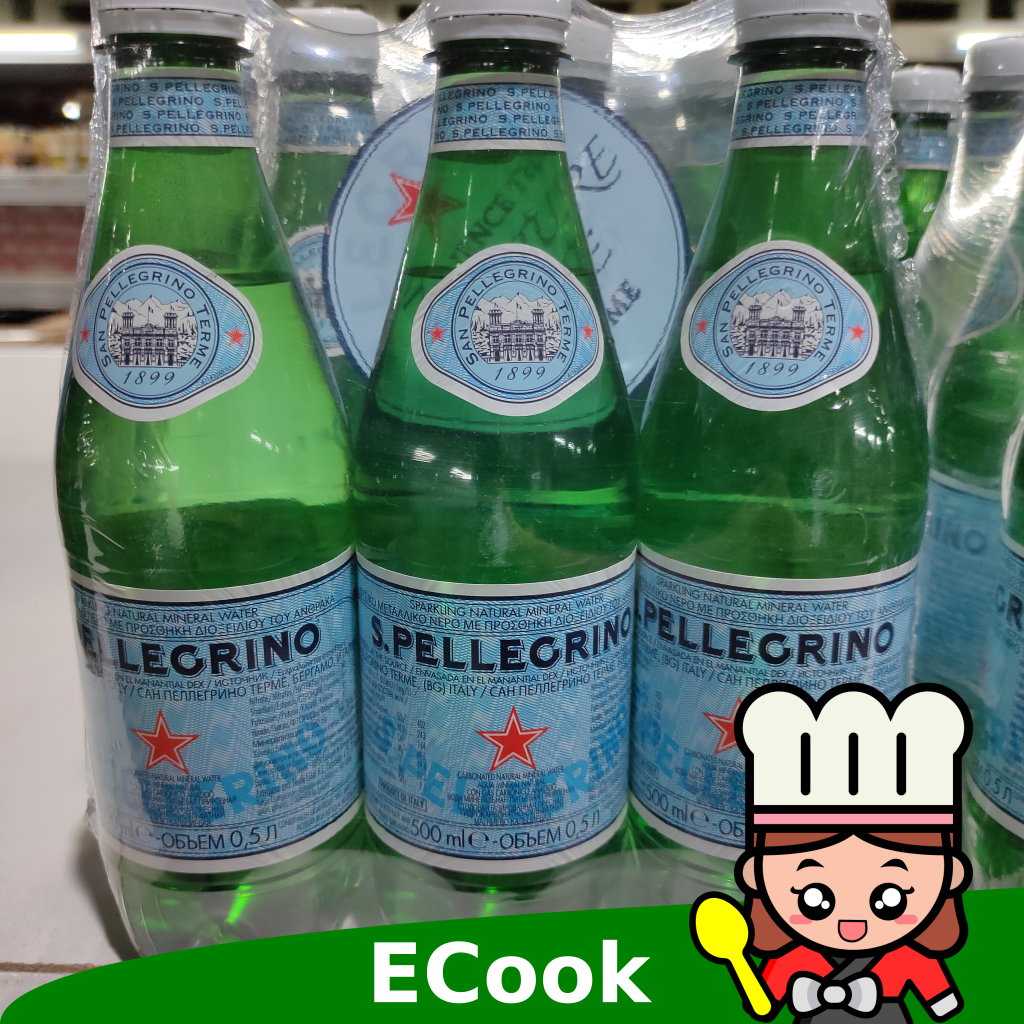 ecook น้ำแร่ san pellegrino mineral 500ml x 3