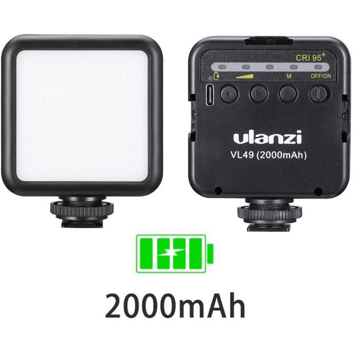 Phone Camera Fill Lamp ULANZI VL49 Mini LED Video Light Built-in Battery
