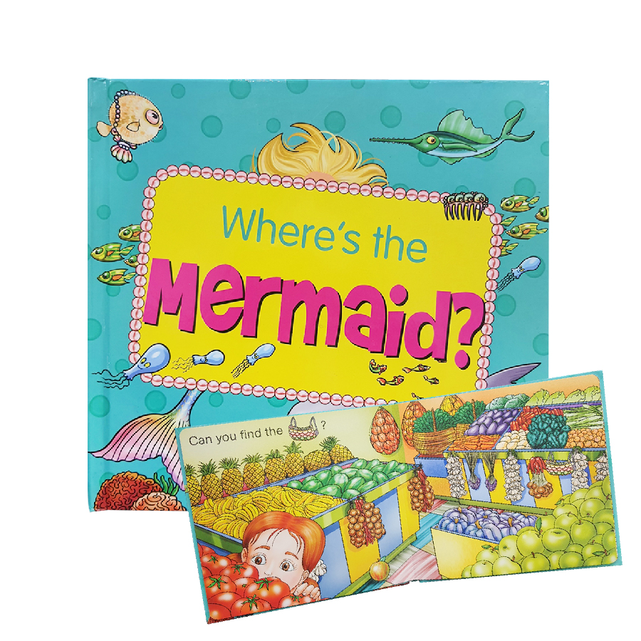 Wel-B Where's the mermaid? หนังสือเด็ก หนังสือภาษาอังกฤษ หนังสือต่างประเทศ สื่อการเรียนรู้ เสริมทักษะ เสริมสร้างพัฒนาการ