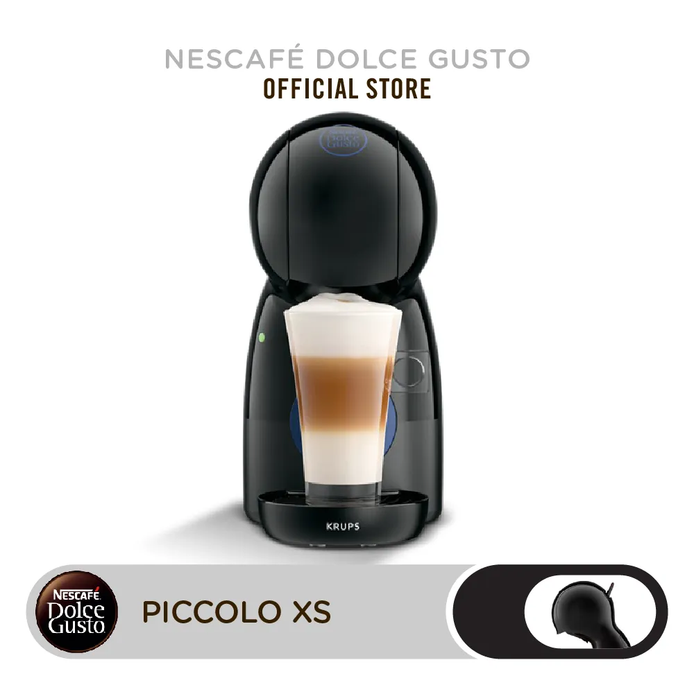 NESCAFE DOLCE GUSTO เนสกาแฟ โดลเช่ กุสโต้ เครื่องชงกาแฟแคปซูล PICCOLO XS BLACK